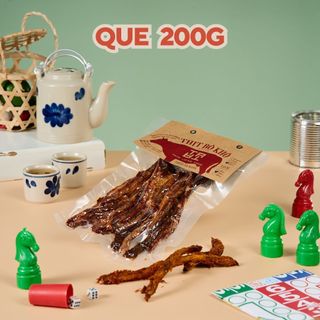  Khô Bò Que Khô Bò Cây Sấy TATA FOOD 200g – Đặc Sản Bò Khô Ngon Cay Ngọt chuẩn vị - Đồ Ăn Vặt Ngon Miệng BQK2 