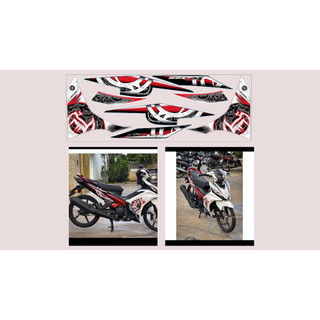 Tem chế exciter 135 tem lc trắng đỏ đen