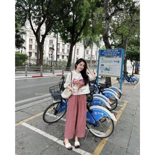 Sét áo phông tim+quần kẻ