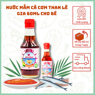 Nước Mắm Cá Cơm Than Lê Gia 60ml Cho Bé - Việt Nam