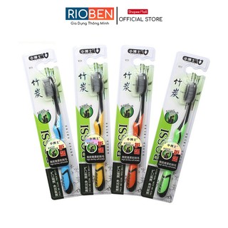Bàn chải đánh răng than tre hoạt tính RIOBEN