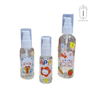 (Chai rỗng) Chai nhựa phun sương mini 50ml kèm hình dán (ngẫu nhiên) tặng kèm khi mua xịt khoáng Dermabell