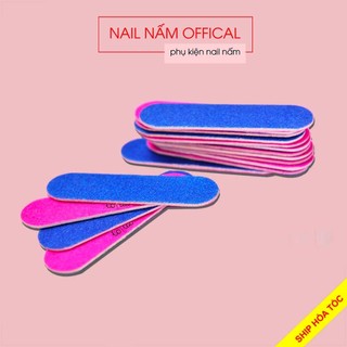 Combo 10 dũa móng tay, dũa mini nailbox Lotus