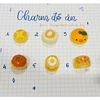 Charm bánh dùng để trang trí siêu dễ thương