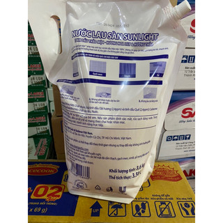 Nước lau sàn bịch Sunlight 3,6L