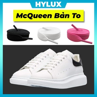 Dây Giày McQueen Cao Cấp Bản To 15mm Siêu Đẹp Thay Thế 3 Màu - Dây giày MCQ HYLUX