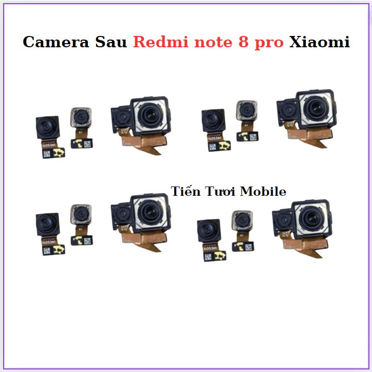 Camera sau xiaomi redmi note 8 pro