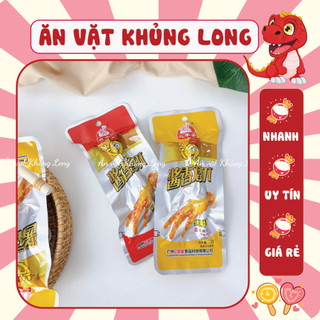 Chân Gà Tứ Xuyên, Chân Gà Cay Tứ Xuyên Gói 35G, đồ ăn vặt Nội Địa, Ăn Vặt Khủng Long