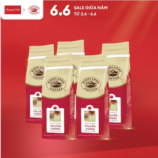 Combo 5 Túi Cà Phê Bột Truyền Thống Highlands Coffee 1Kg tặng 1kg
