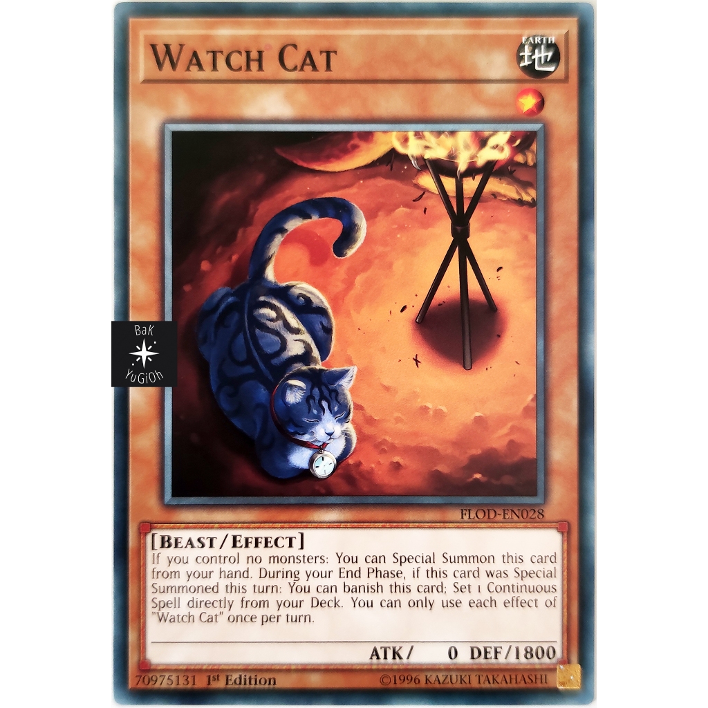 [BaK Yu-Gi-Oh] [Thẻ Bài Chính Hãng] Watch Cat |EN| Common