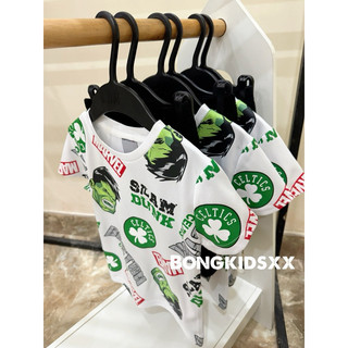 Bộ Hè Bé Trai Thun Poly HULK Cỏ 3 Lá PR