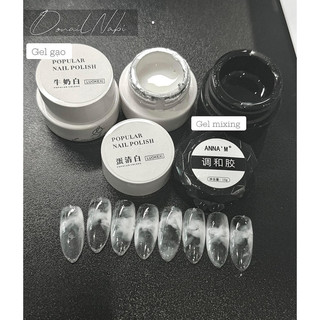 Gel gạo làm vân đá nail