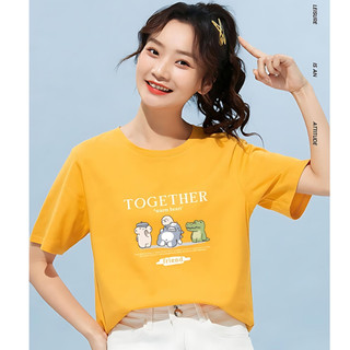 Áo phông nữ form rộng in hình - Áo thun dáng rộng LOZA CT4149