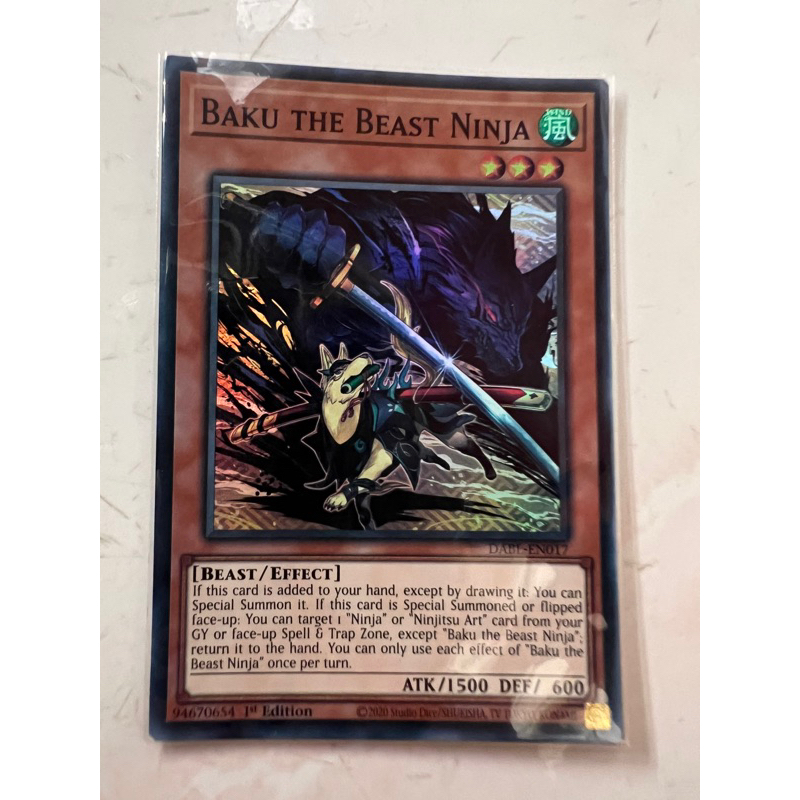 Thẻ bài Baku the Beast Ninja