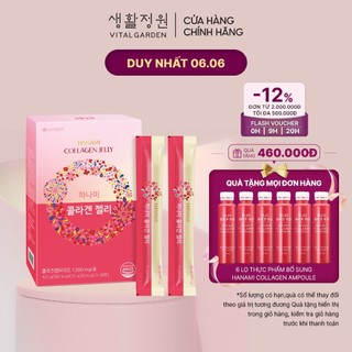 Thạch bổ sung Collagen Vital Garden Hanami Collagen Jelly (15g x 28 gói)