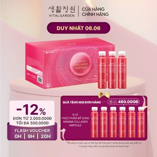 Thực phẩm bổ sung Vital Garden Hanami Collagen Ampoule (25ml x 28 ống (chai)/ hộp)