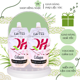 Hấp tóc phục hồi hư tổn qh collagen lactus 500ml