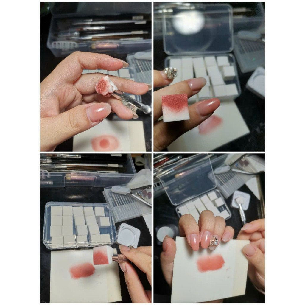 túi 50 mút dặm omber, mút dặm omber làm nail