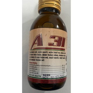 A31 diệt nấm ghẻ trên ếch, lươn, cá, ba ba