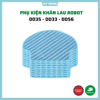 Phụ kiện dành cho robot hút bụi lau nhà DD35 DD33 DD56 khăn lau, giẻ lau