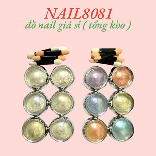Set tráng gương 6 màu ánh Trai , ánh dạ quang siêu sáng