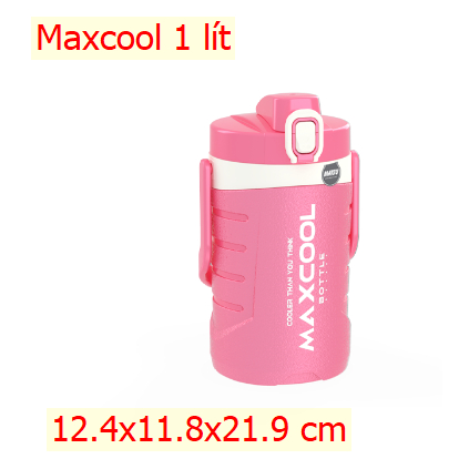 Bình giữ nhiệt 1 lít Maxcool nhiều màu nhựa Duy Tân (khách ib chọn màu)