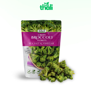 Súp Lơ Xanh Sấy Giòn Vị Giấm Và Muối Biển 25g - Bông Cải Xanh Sấy Healthy