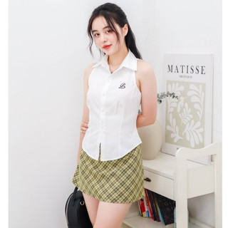 Chân Váy Kẻ Caro Y2K Dáng Chữ A Phong Cách Retro 𝑩𝒚𝒄𝒂𝒎𝒄𝒂𝒎