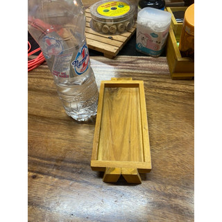 kệ mini trưng bày màu Teak