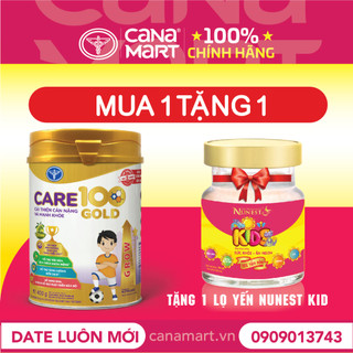 Sữa bột Nutricare CARE 100 GOLD dành cho trẻ thấp còi (900g)