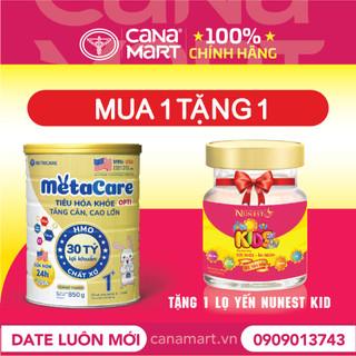 Sữa bột Nutricare MetaCare Opti 1+ tiêu hóa khỏe, tăng cân, cao lớn (850g)