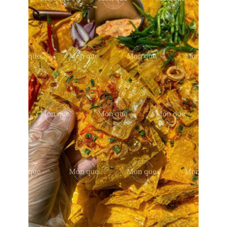 Bánh tráng phô mai tôm hành