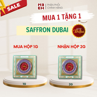 Nhụy hoa nghệ tây Saffron Dubai 1g ngủ ngon đẹp da điều hòa kinh nguyệt ổn định huyết áp Meehee79