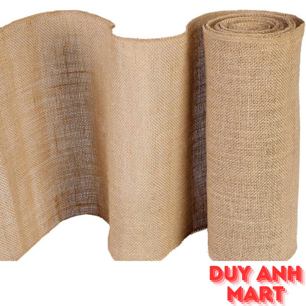 Vải bố đay, loại thưa, vải bố làm handmade, decor, trải bàn, trang trí