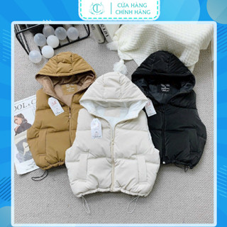 { Rẻ vô địch} Áo gile nữ, áo phao gile ,áo gile phao có mũ, gile phao crotop, áo khoác ,áo gile chất nhung lỳ