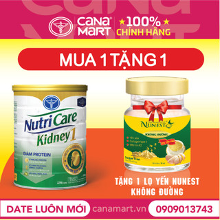 Sữa bột Nutricare Kidney 1 - dinh dưỡng cho người suy thận, tiền chạy thận nhân tạo (900gr)