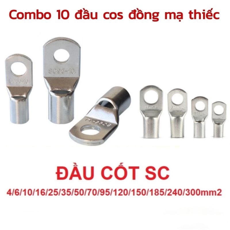 SET 10 ĐẦU COS ĐỒNG MẠ KẼM