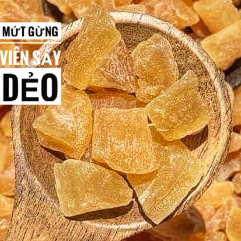 500g MỨT GỪNG VIÊN SẤY DẺO