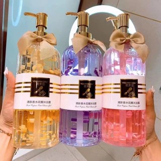 Sữa tắm gel hương nước hoa 760ml cánh hoa