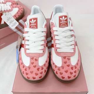 Giày thể thao adidass samba pink white hàng liauth cc nam nữ