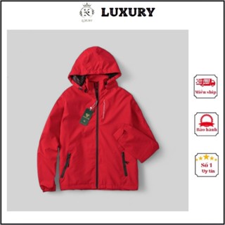 Áo Khoác Gió Nam Nữ INDOCHI AG25 Có Mũ Cao Cấp 2 Lớp, Chất Liệu Gió Tráng Bạc Ngăn Gió Và Chống Nước