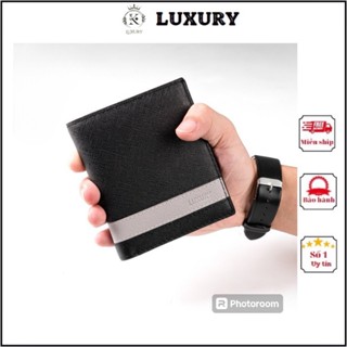 K LUXURY LEATHER- Ví Nam Da Thật Cefiro Cao Cấp Thiết Kế Dáng Đứng Thanh Lịch Tặng Hộp Túi KT0017