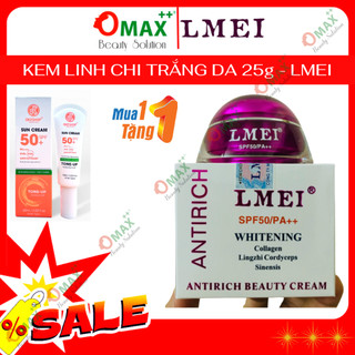 Kem LMEI Linh Chi - Đông Trùng - Collagen 25G - Dưỡng Trắng - Giảm Thâm Nám - Phục Hồi Da