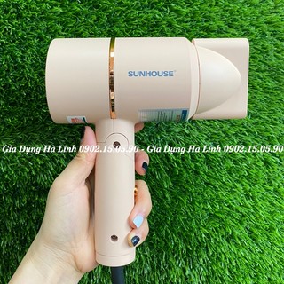 Máy sấy tóc 2 chiều nóng lạnh Sunhouse SHD2313, Công suất 1000W, Tay cầm gấp gọn tiện lợi, Bảo hành 12 tháng