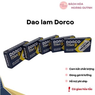 10 cái lưỡi lam - dao lam Dorco.