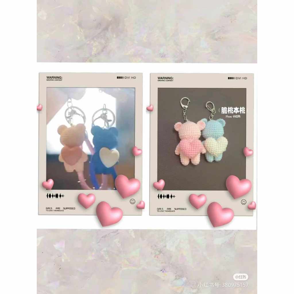 Móc Khóa Len Lovely Runner Byeon Woo Seok, Kim Hye Yoon