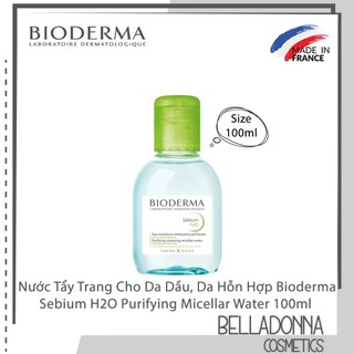 Nước Tẩy Trang Bioderma Crealine H20 Cho Da Dầu Và Da Hỗn Hợp 100ml