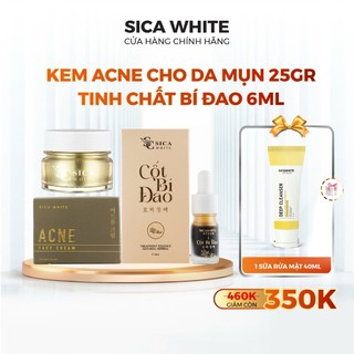 Combo kem mụn sica white acne 25g - sica white