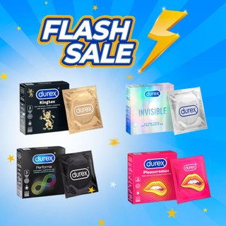 Bao cao su Durex Invisible, Kingtex, Performa, Pleasuremax, hộp 3 bao