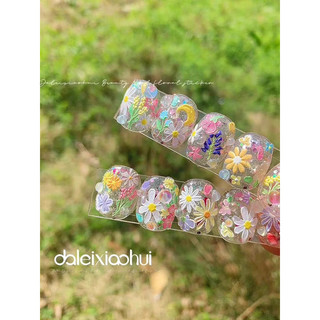 Sticker nail hoa 5D dán móng